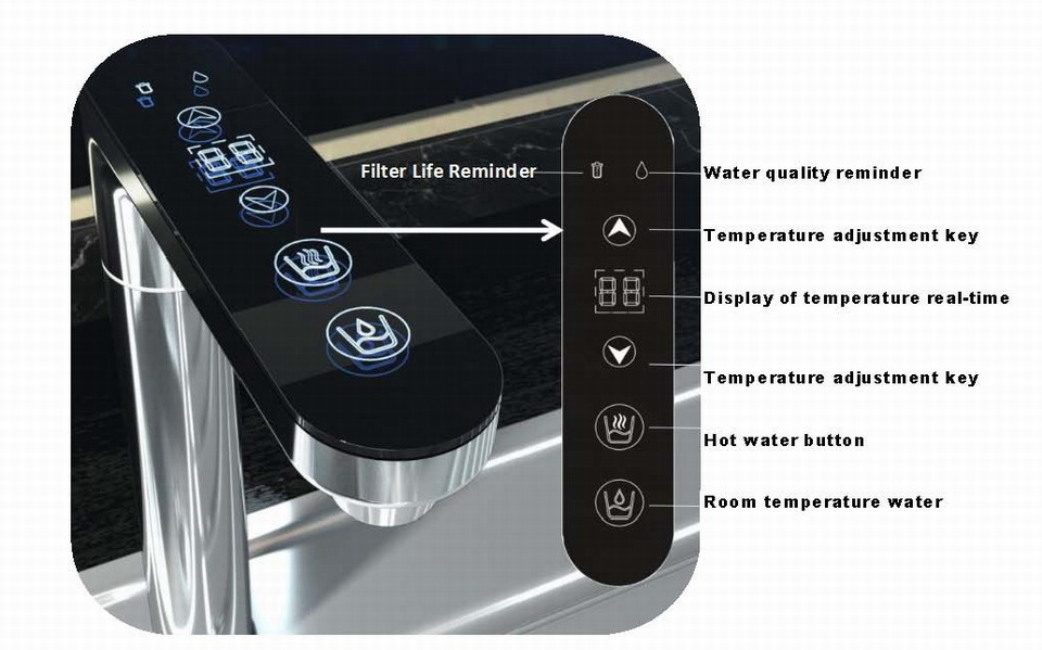 water purification equipment of intelligent digital tap